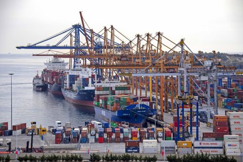Piraeus port, in Athens, Greece