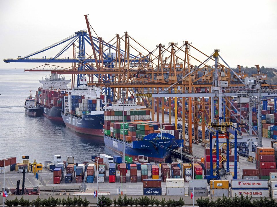 Piraeus port, in Athens, Greece